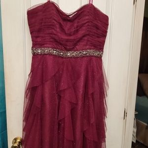 Hailey by Adriana Papell knee length formal dress